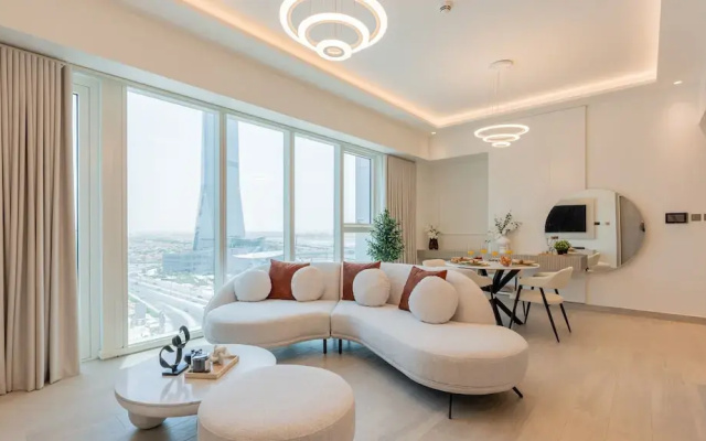 Stylish 1BR at Me Do Re | Panoramic View + Parking - Apartment in ดูไบ - Photo 3