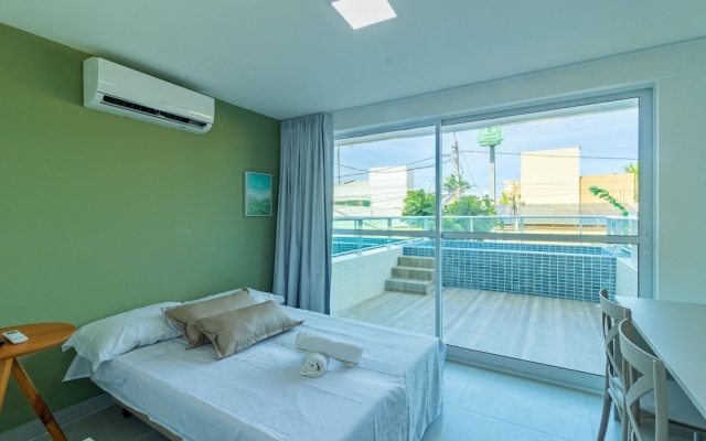 Ocean Blue #02 - Studio With Pool by Carpediem