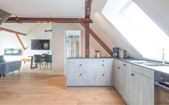 Exklusive Wohnung auf dem Deich an der Nordsee