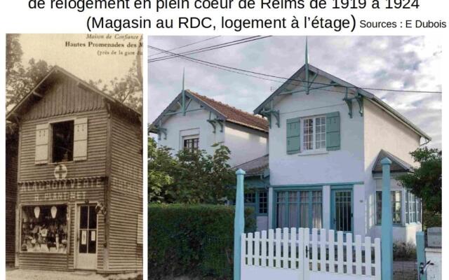 Villa Les Vagues - maison typique de Berck-sur-mer des années 20 avec Jardin à 300 m de la plage