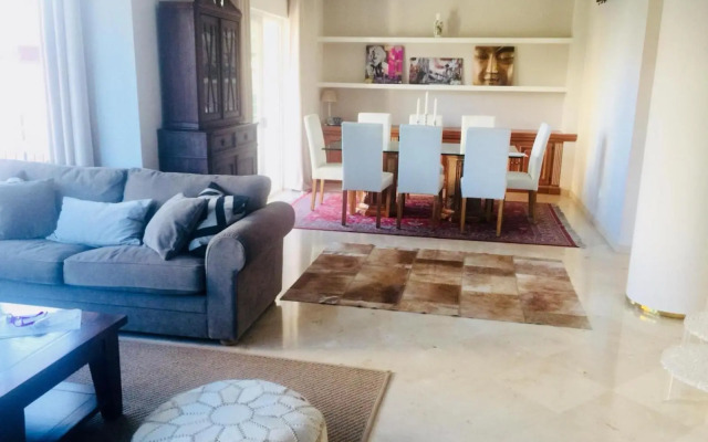 Marbella downtown next to the sea