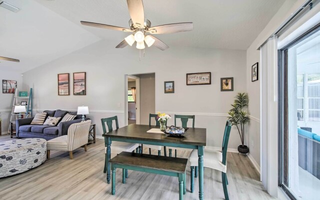 Bright Sebastian Home w/ Pool ~ 7 Mi to Beach!