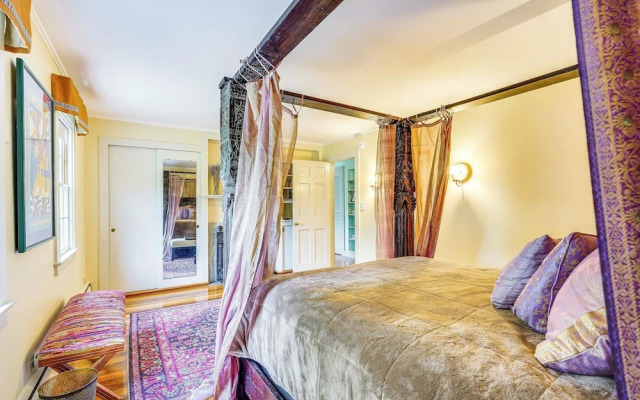 Ambient Manchester Village Apt w/ Deck & Pond!