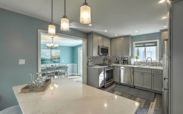 Pet-friendly Revere Getaway, Steps From the T!