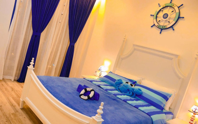 Cat City Mediterranean Theme City&Pool View Homestay 貓城地中海主題城市泳池風景民宿 – Guest Rooms – Kuching