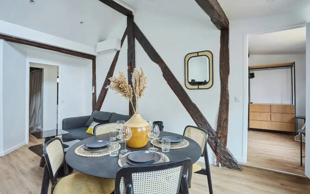 Apartment AC 2 Bedrooms Le Marais Beaubourg