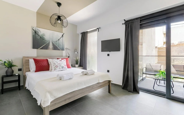 Zeni Stylish Studio W Balcony in Athens