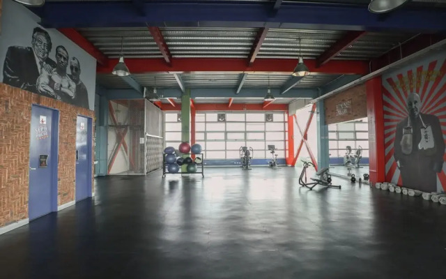 Bed in mixed room near Coyoacan