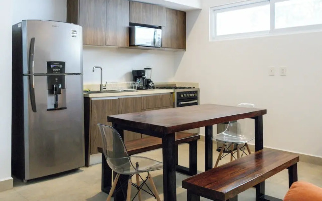 Modern Apt Tulum with 2 BDR Gym & Pool