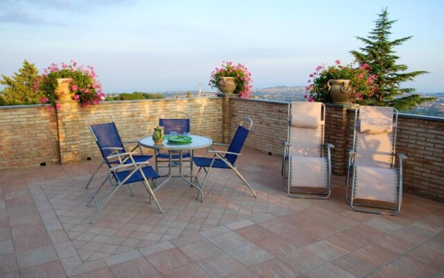 One bedroom appartement with sea view furnished terrace and wifi at Trecastagni