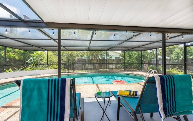 Playful Dolphins Pool Home