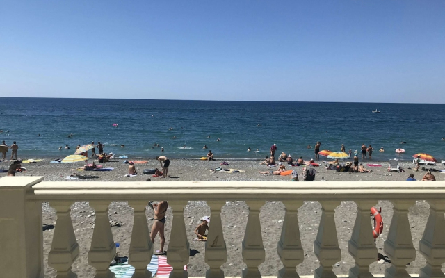 Sea outside window