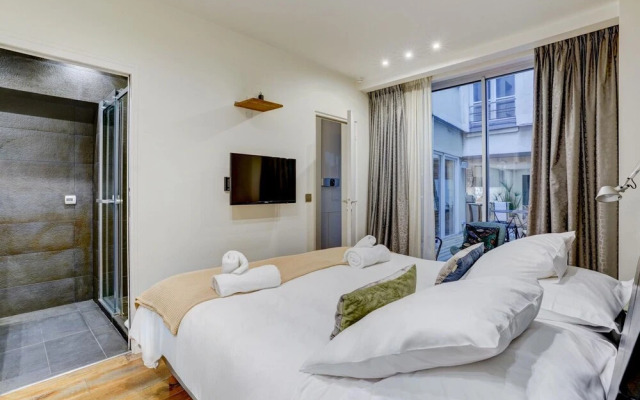 Jardin Priv Gorgeous 3 Bed House in Le Marais