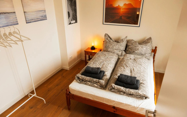 Wölkchen - Wohnung mit Balkon, Holzdielen & TV