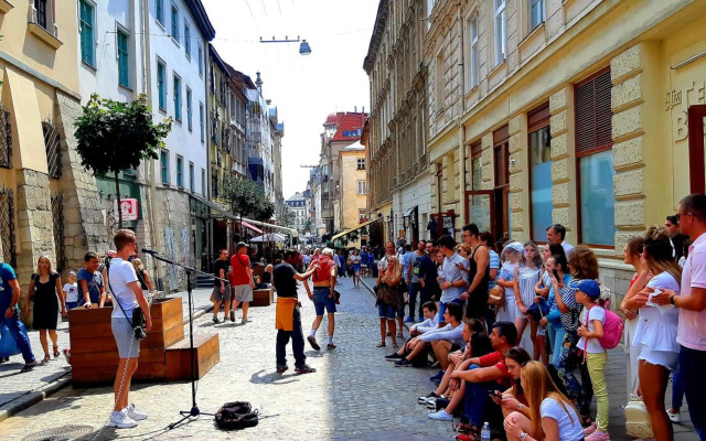 Style apartments in old Lviv