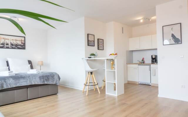 Skyline-Apartment mit Blick auf Essen