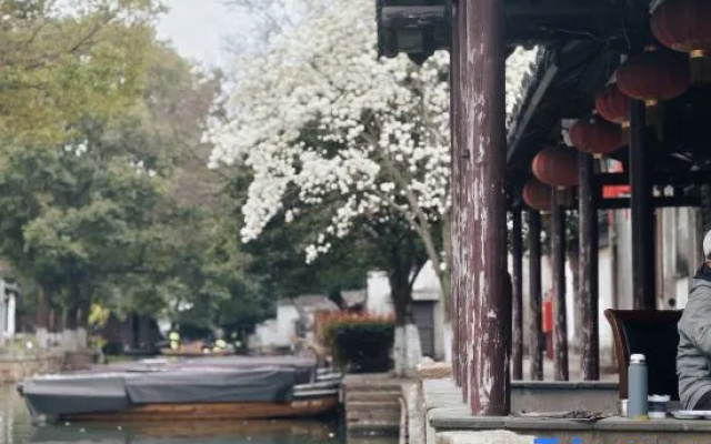 Under the Camphor Tree Sweetly Riverside Vacation Apartment – Outside – Suzhou