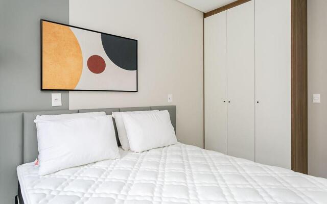 Apto confortável e completo em Floripa VIL305