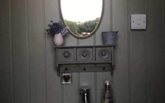 1 Bed Shepherds Hut - Sleeps 2 -wood Fired Hot Tub