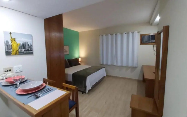 Aparthotel Qi Intelligence Moema internet e limpeza UH1206