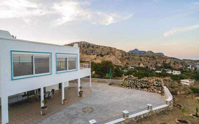 House With 3 Bedrooms In Rhodes, Greece, With Wonderful Sea View, Furnished Terrace And Wifi - 800 M