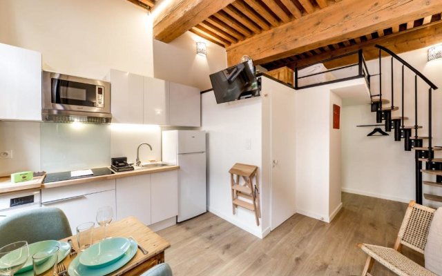 Cozy studio refurbished in 2022 in the heart of Lyon - Cordeliers