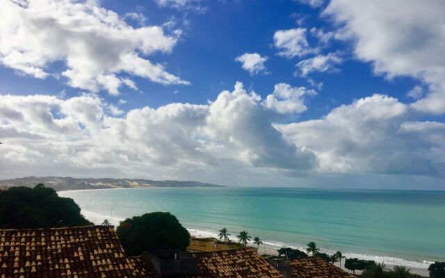 Flat em Ponta Negra com vista para o mar