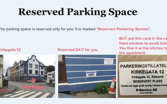 Penthouse by Brosundet, Free Parking Space