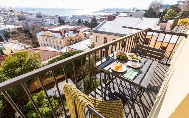 Missafir Flat in Beyoglu With Bosphorus View