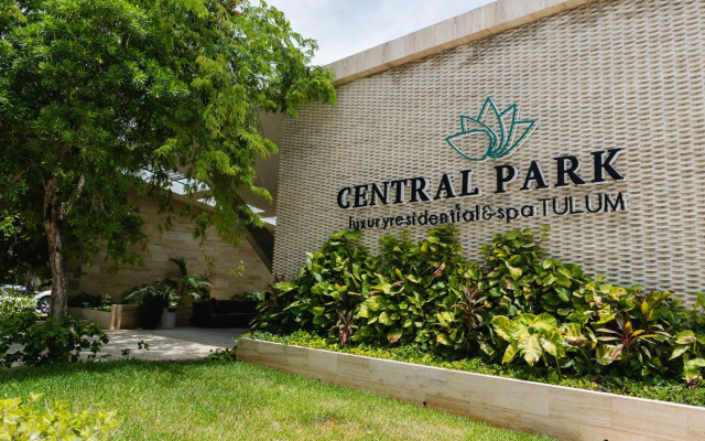 Modern studio spa & gym at Central Park Tulum