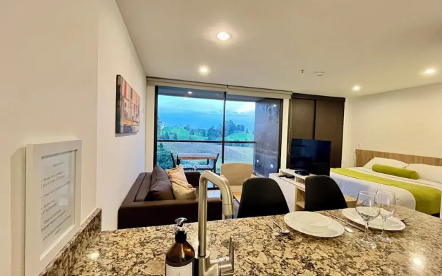 Room In Studio Confortable And Luxurious Apartment In Llanogrande