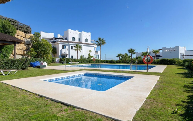 2193-Moderno apto con terraza vista al mar