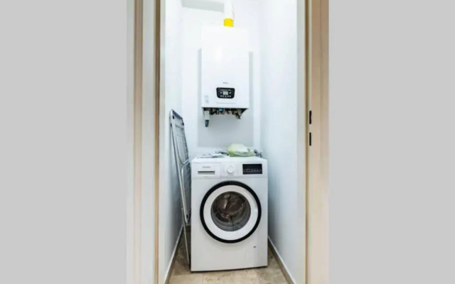 Modern apartment next to subway station