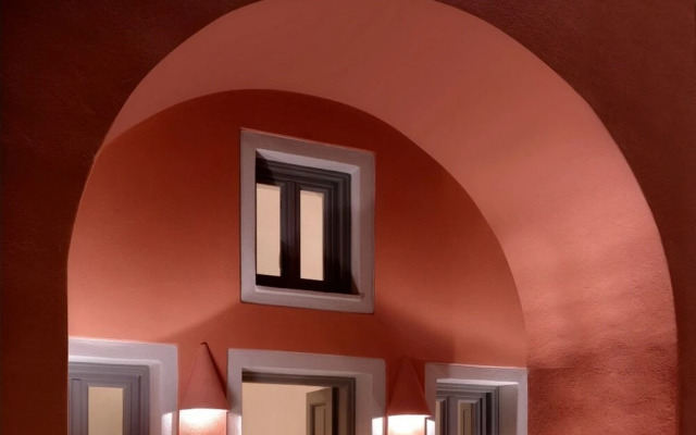 Villa Dusk in Fira Santorini