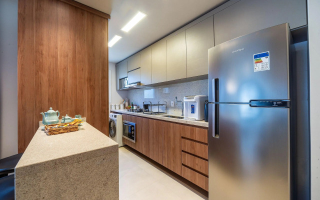 Lindo apto com churrasqueira em Gramado RMN305