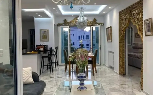 Luxurious Sea View With Private Beach in Gammarth Marsa
