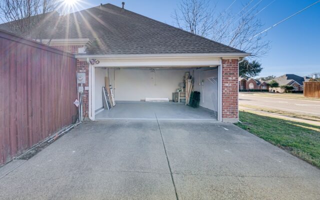 Private Patio & Game Room: Home in Richardson!
