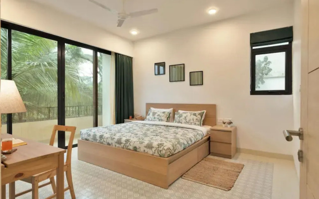 Sol Banyan by Hireavilla - 1BR w Pool in Candolim