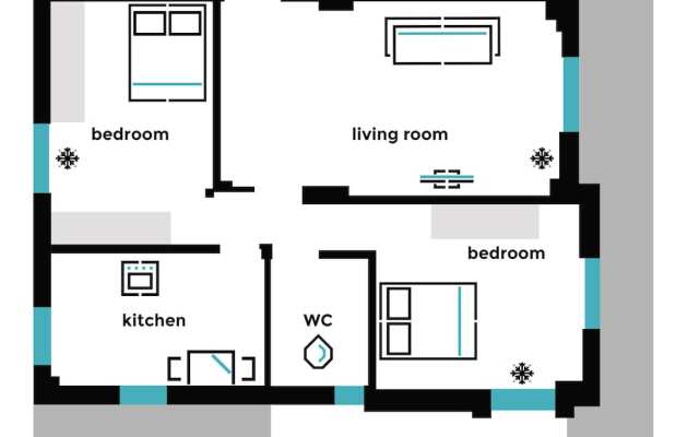 UPSTREET Bright 2BD Apt in Psychiko