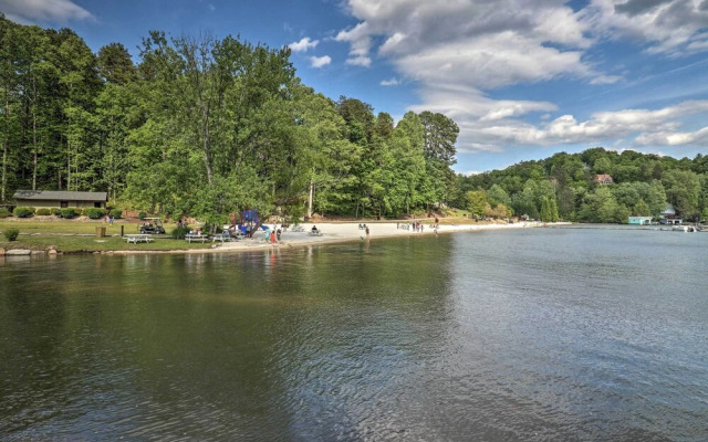 Spacious Lake Lure Family Home w/ Deck & Fire Pit!