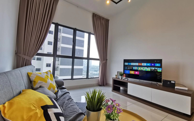 Traders Garden 1BR Pool View with Hi-Speed Internet+Netflix – Guest Rooms – Kajang