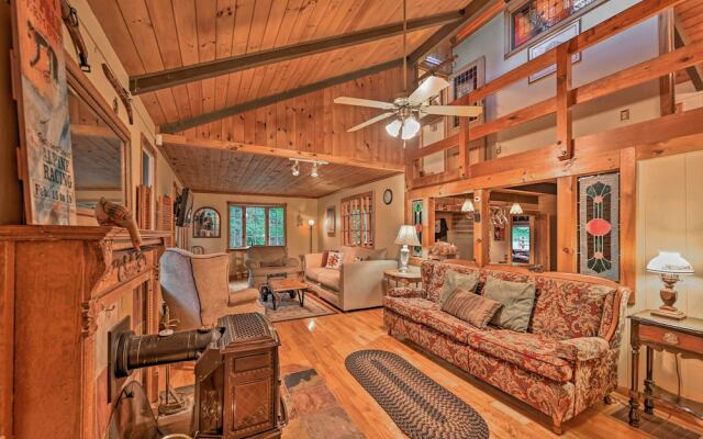 Beautiful Jay Peak Home Near Creek & Waterfalls!