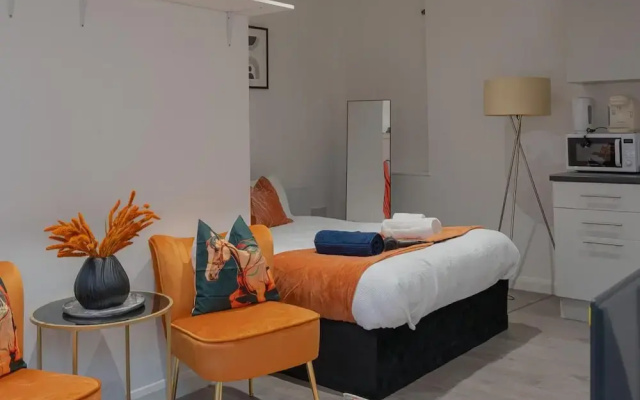 Luxe Studio Apartment in Leicester City Center