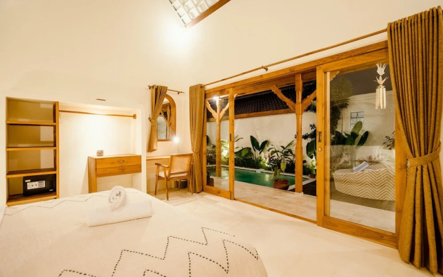 Villa Canggutopia 3 by Alfred in Bali - Tropical 1BR Villa in Heart of Canggu Echo Beach – Guest Rooms – Canggu