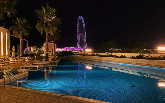 Stylish Address JBR 3BR w Ain Dubai View