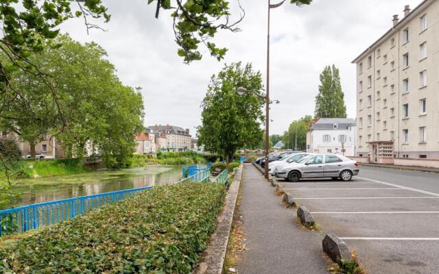 Appart T3 Bien situé a Bourges + Wifi