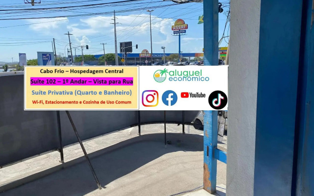 Cabo Frio - Hospedagem Central - Aluguel Economico