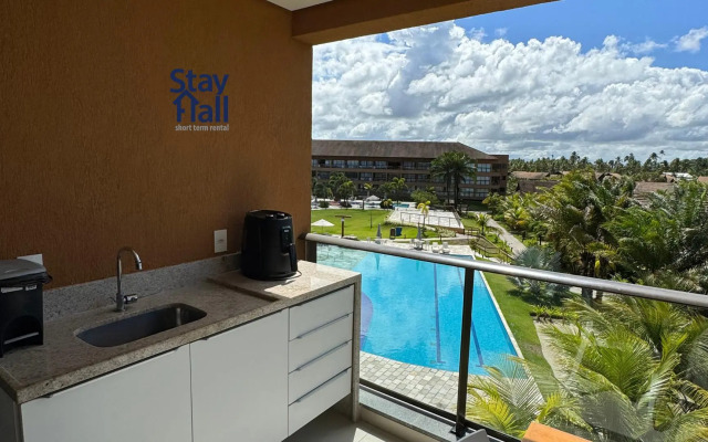 Apt 2QTS-Eco Resort-Condomínio Beira-Mar-SH036