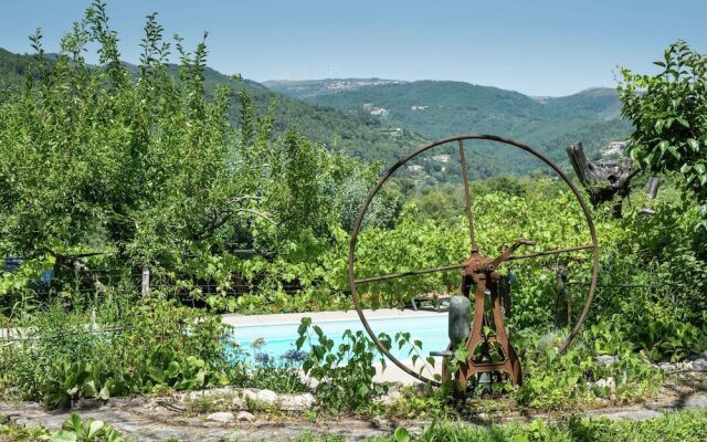 Holiday Home for two in Idyllic Garden With Saltwater Swimming Pool