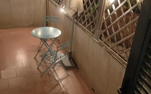 Vista sul carruggio, centro storico di Chiavari